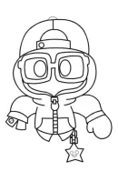 Brawl Stars kleurplaat 51